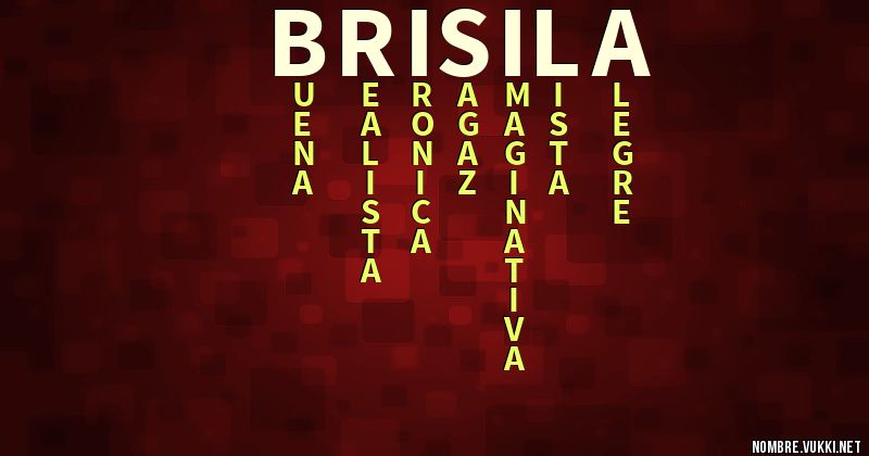Acróstico brisila