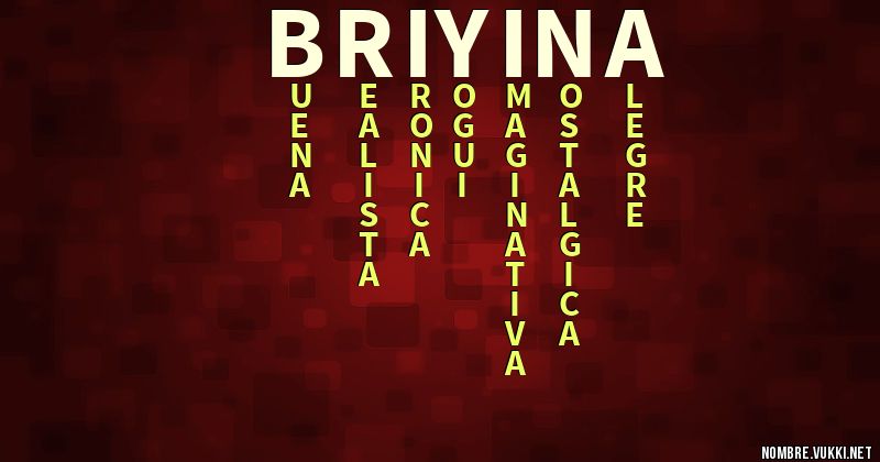 Acróstico briyina