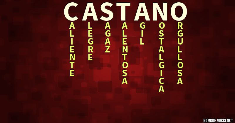 Acróstico castaÑo
