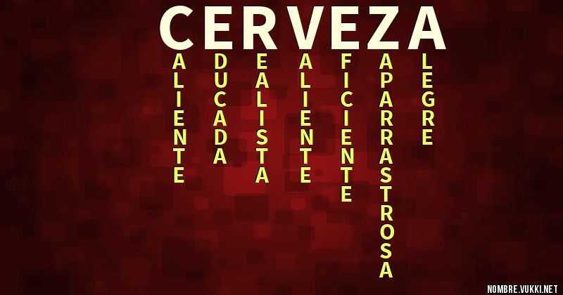 Acróstico cerveza