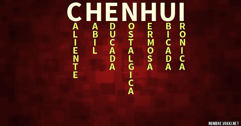 Acróstico chenhui