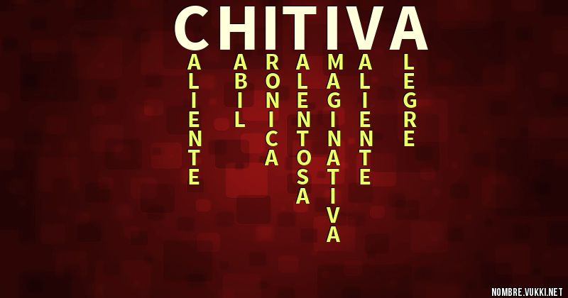Acróstico chitiva