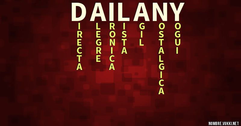 Acróstico dailany