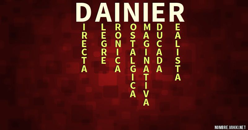 Acróstico dainier