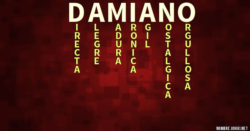 Acróstico damiano