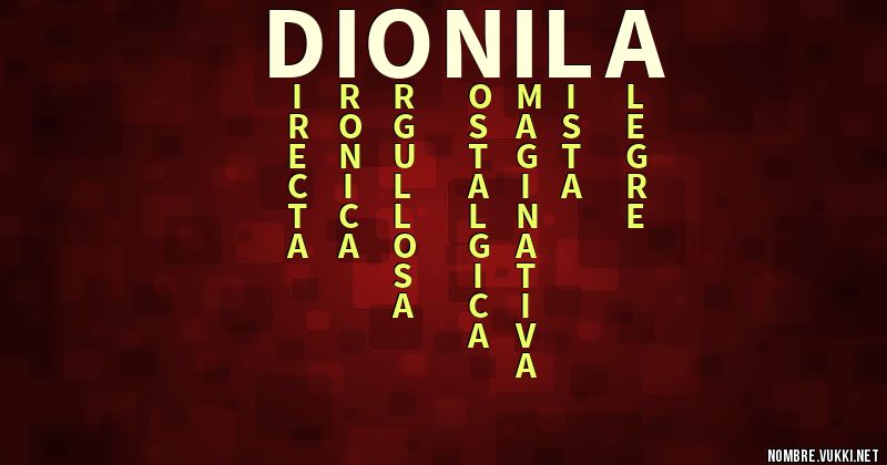 Acróstico dionila