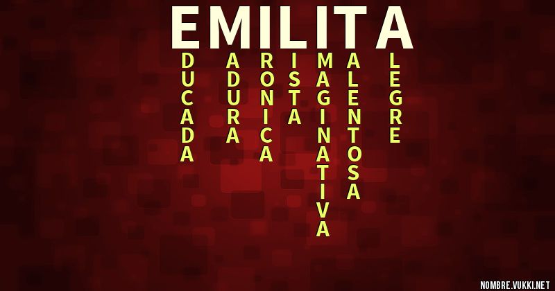 Acróstico emilita