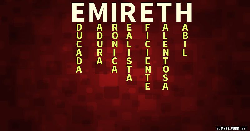 Acróstico emireth