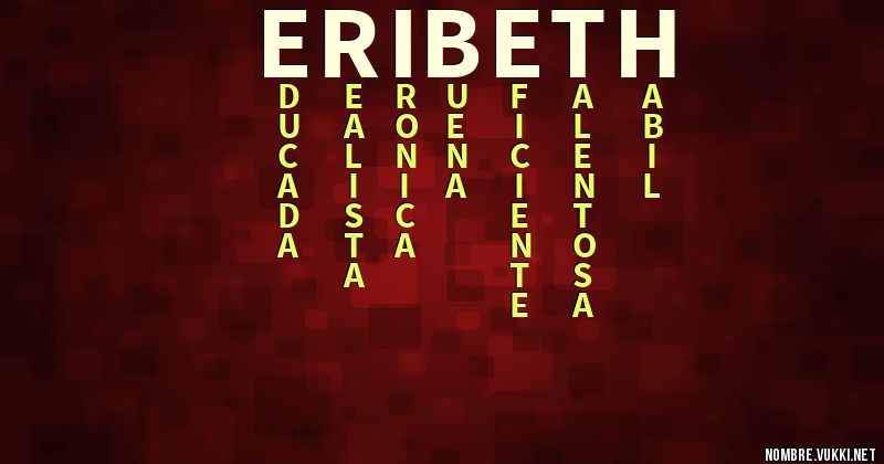 Acróstico eribeth