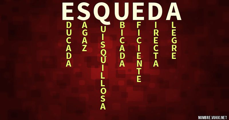 Acróstico esqueda