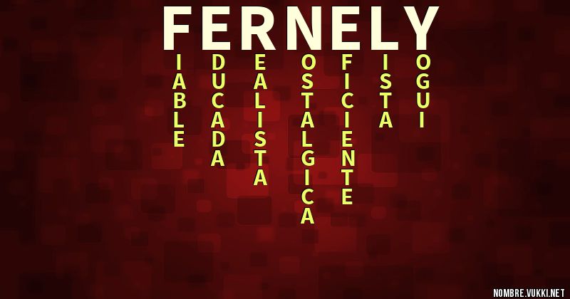 Acróstico fernely