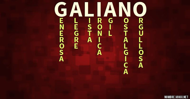 Acróstico galiano