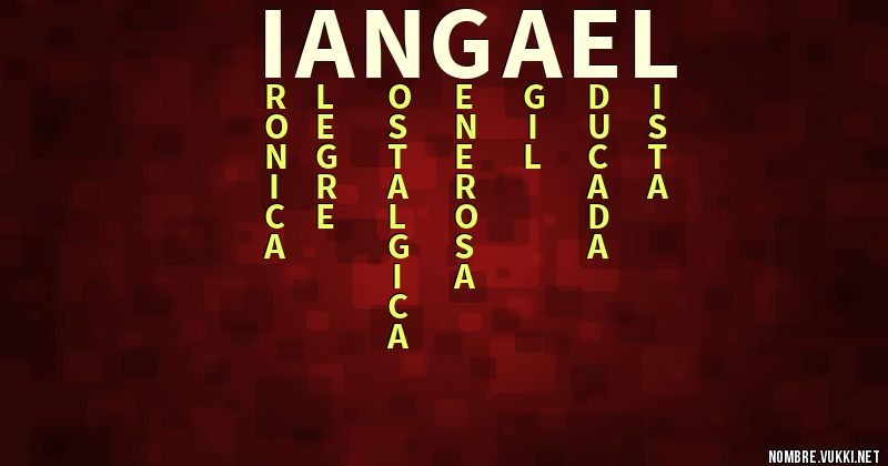 Acróstico ian gael