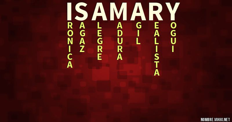 Acróstico isamary