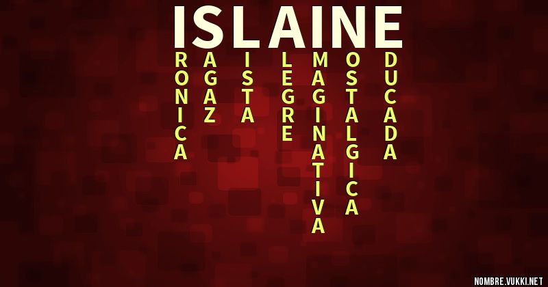 Acróstico islaine