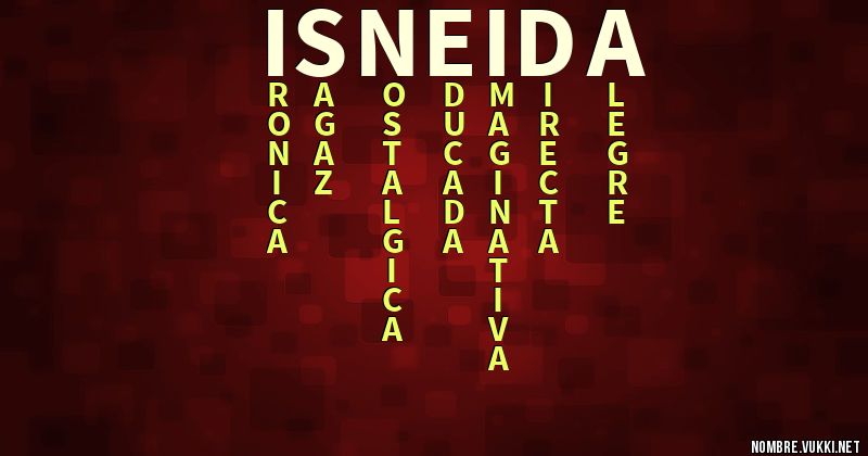 Acróstico isneida