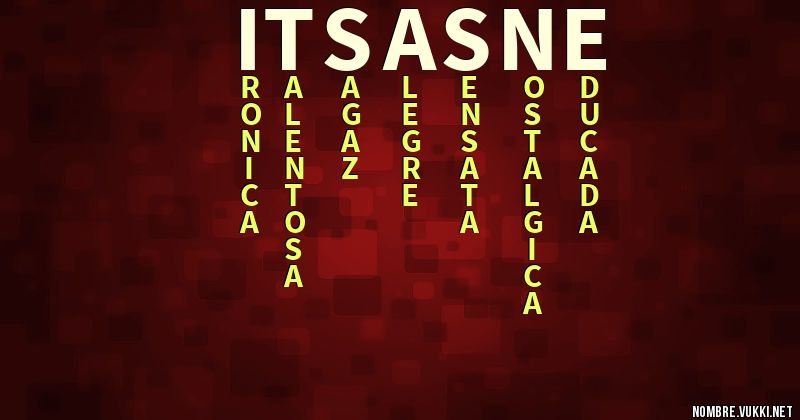 Acróstico itsasne