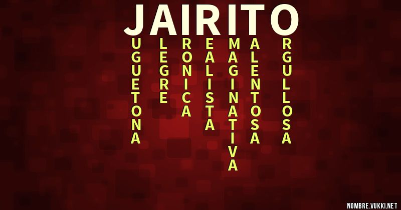 Acróstico jairito