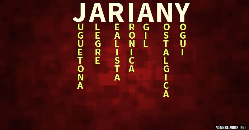 Acróstico jariany