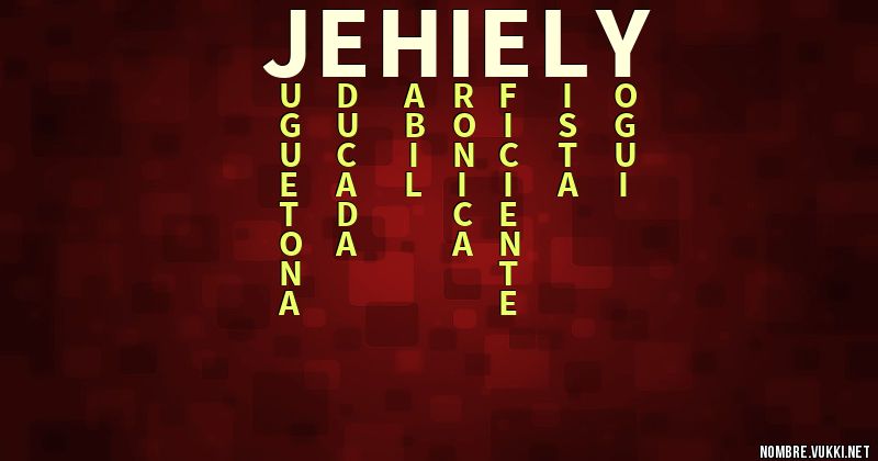 Acróstico jehiely
