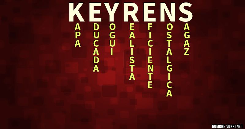 Acróstico keyrens