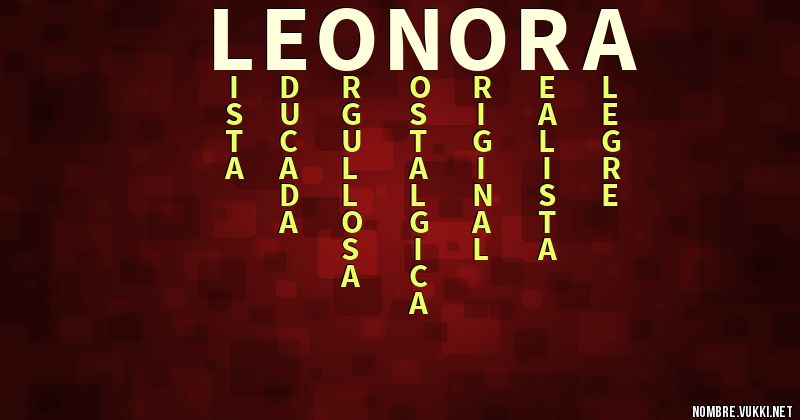 Acróstico leonora