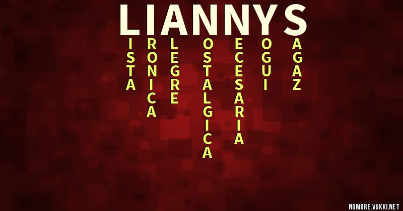 Acróstico liannys