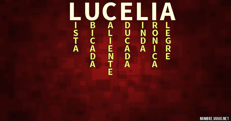 Acróstico lucelia