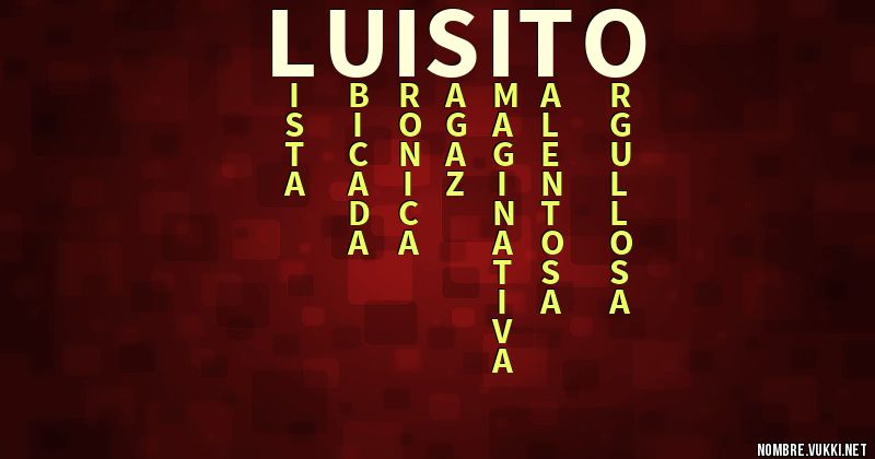 Acróstico luisito