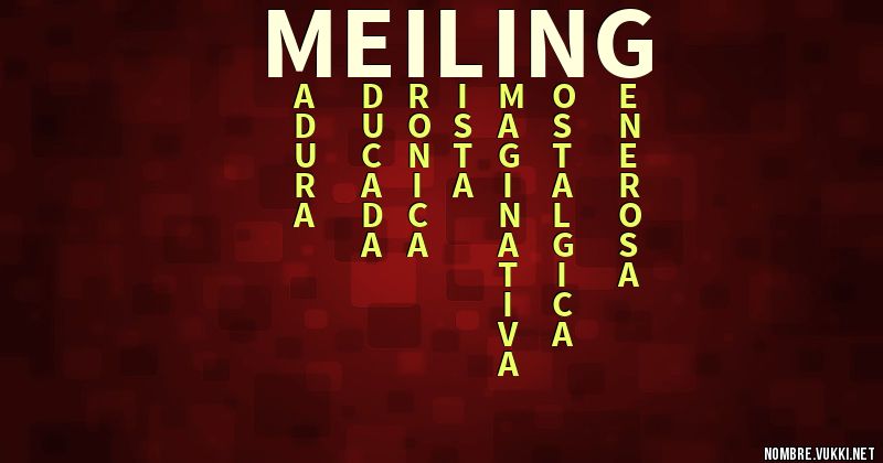 Acróstico mei ling