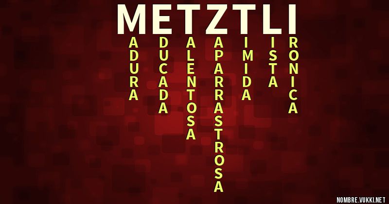 Acróstico metztli