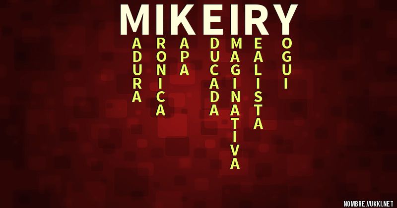 Acróstico mikeiry