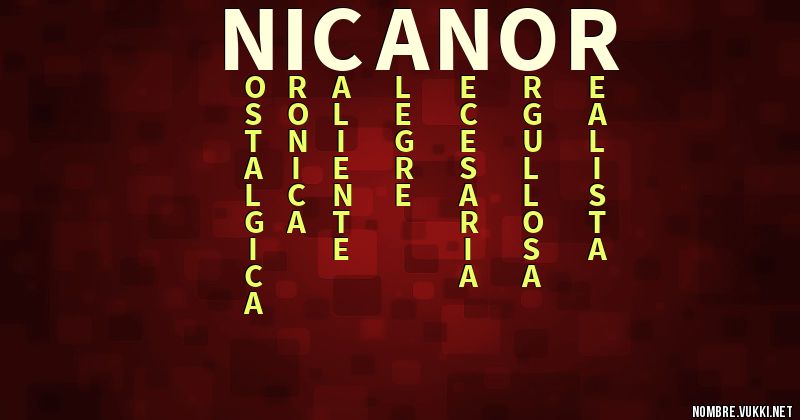 Qué significa nicanor Qué significa nicanor