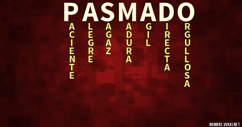 Acróstico pasmado