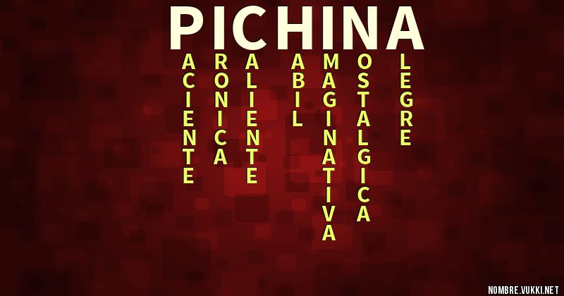 Acróstico pichina