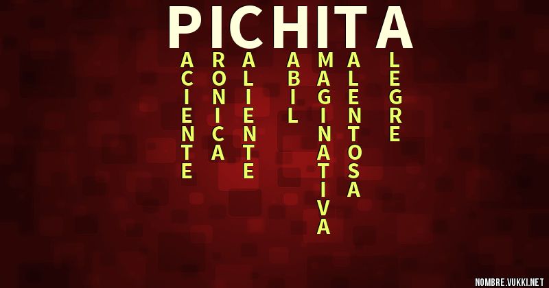 Acróstico pichita