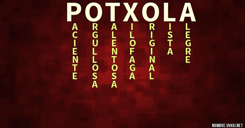 Acróstico potxola