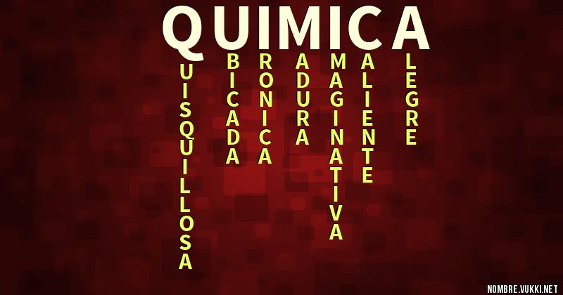 Acróstico quimica