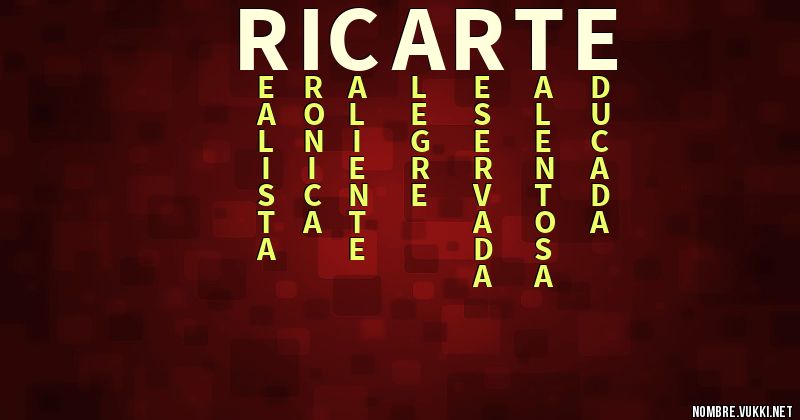Acróstico ricarte
