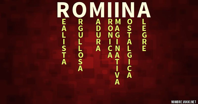 Acróstico romiina