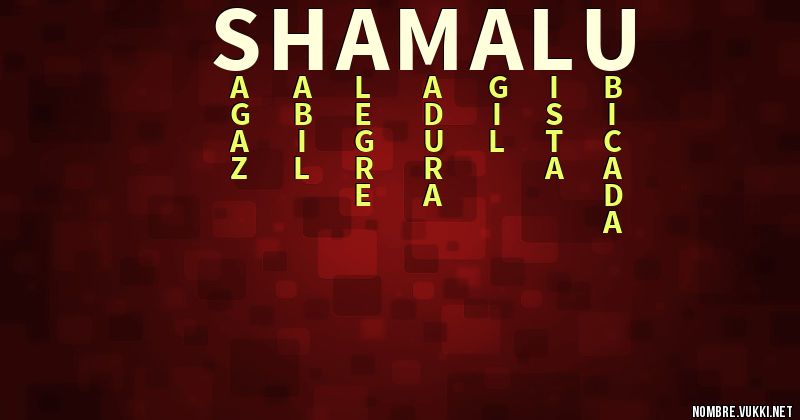 Acróstico shamalu