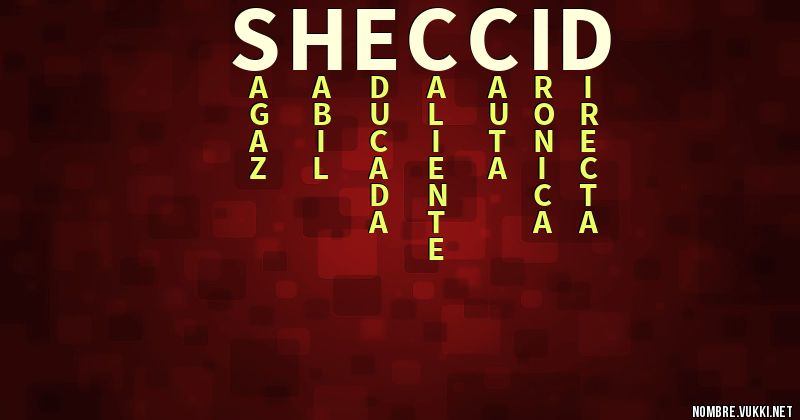 Acróstico sheccid