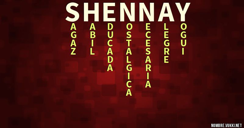 Acróstico shennay