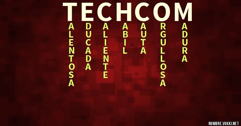 Acróstico techcom