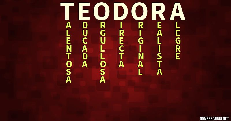 Acróstico teodora