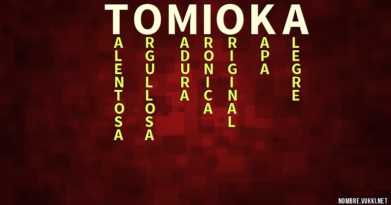 Acróstico tomioka