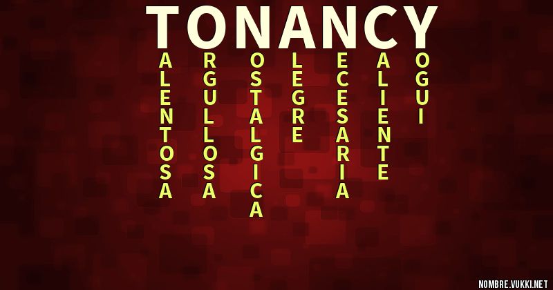 Acróstico tonancy
