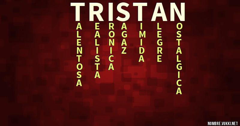 Acróstico tristán