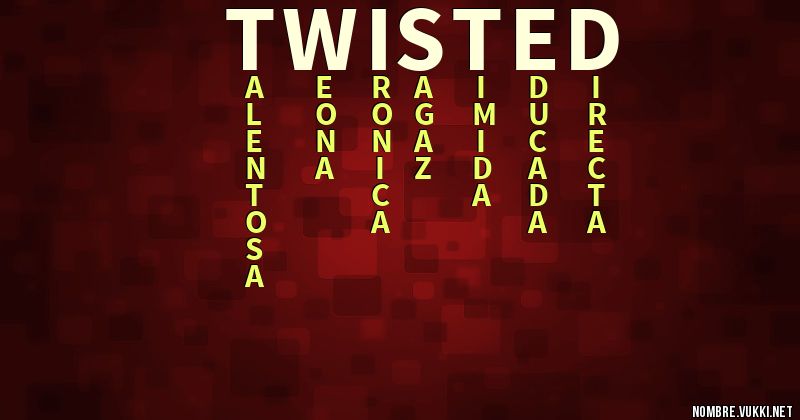 Acróstico twisted