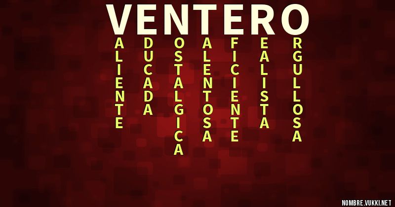 Acróstico ventero